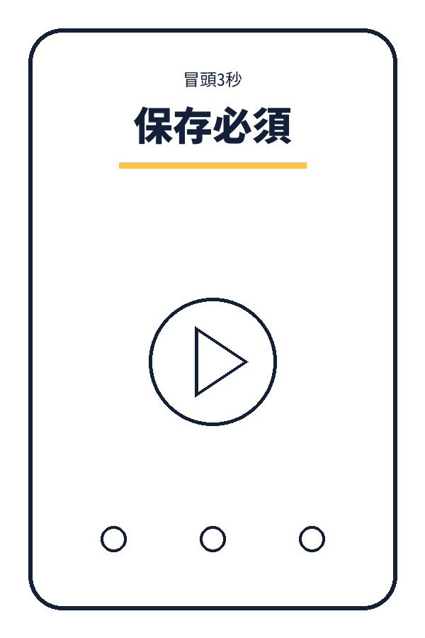 冒頭3秒のテキストフックの配置例